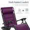 Best Choice Products Oversized Padded Zero Gravity Chair, Folding Outdoor Patio Recliner w/ Side Tray